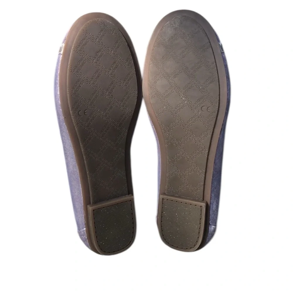 Vionic Caroll Metallic Women's Purple Ballet Flats size 6.5